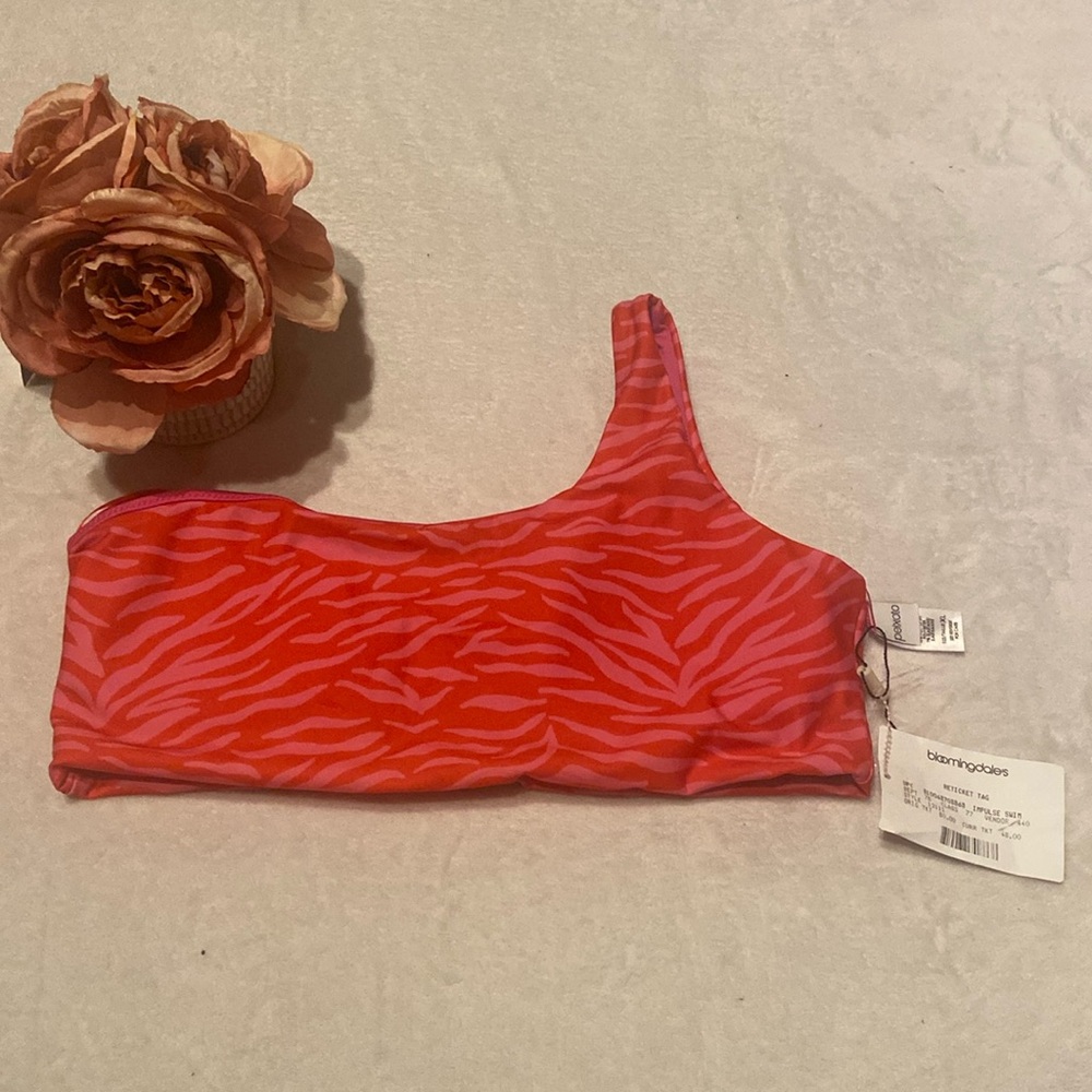 PEIXOTO NWT Size XL One Shoulder Swim Top